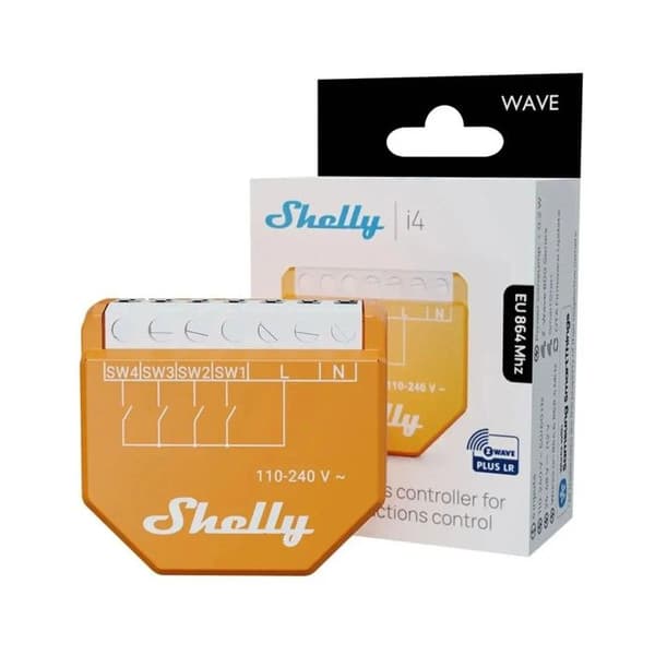 Shelly Z-Wave Mesh/LR Scenariouppkopplingsmodul