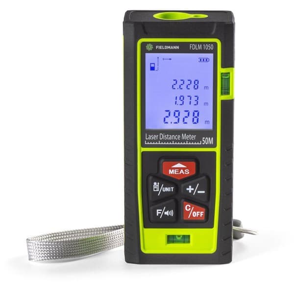 Laseravståndsmätare - FIELDMANN - FDLM 1050 - Räckvidd 50 m - LCD-skärm - Kompakt