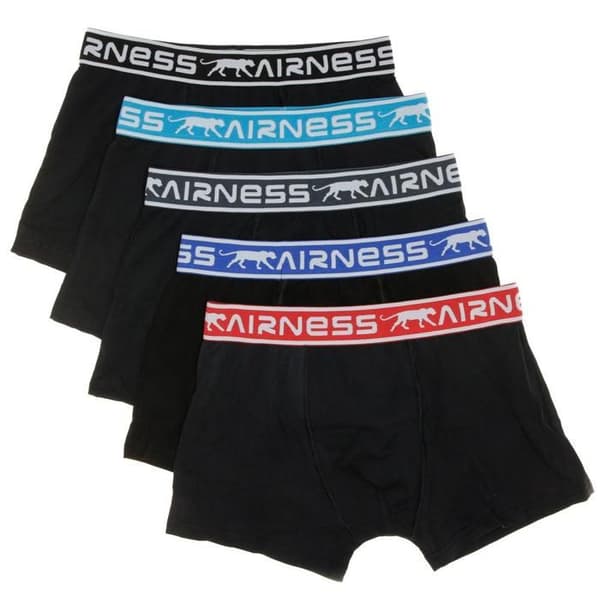 5-pack Svarta Kalsonger Kille Airness