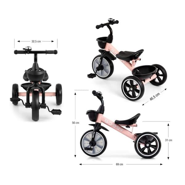 Trehjulig cykel Bobby Rose