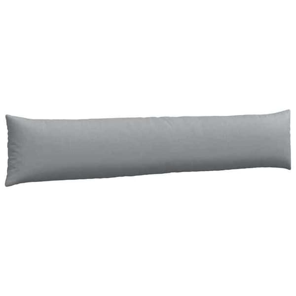 vidaXL Soffkuddar 2 st Ljusgrå 200 x 40 cm tyg 42013868