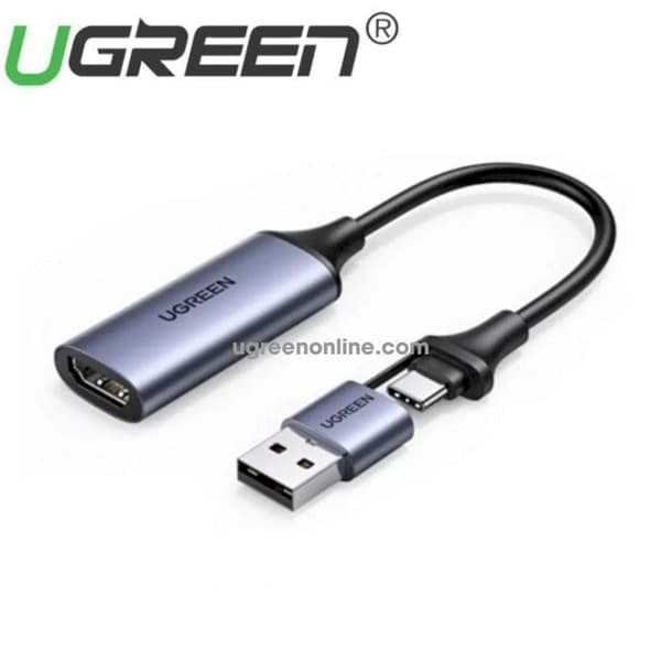 Videofångstkort - Ugreen - CM489 - USB A och Typ C - HDMI - 1080p