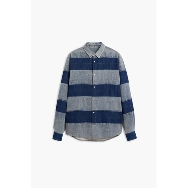 Randig skjorta Desigual - blå