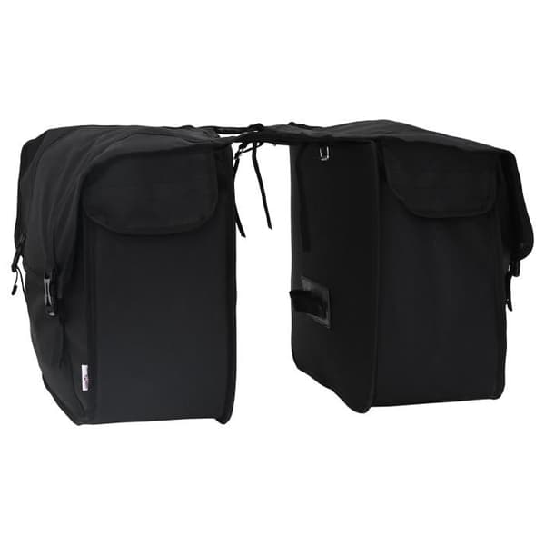 Cykelväska - Dubbel 48 L - Svart - Polyester - Smart fästsystem