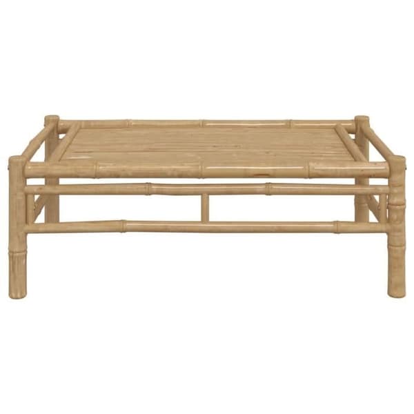 vidaXL Trädgårdssoffbord 100x55x33 cm Bambu 363456