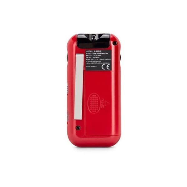 Radio Transistor - Aiwa - R22RD - Röd - AM/FM - Mini Bärbar
