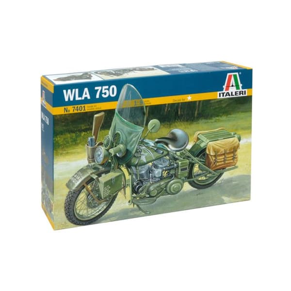 Maquette motorcykel militär: WLA 750