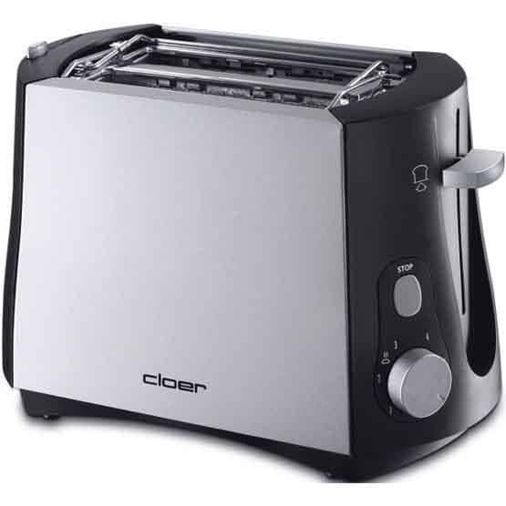 Brödrost - Cloer 3410 - 2 skivor - 825W