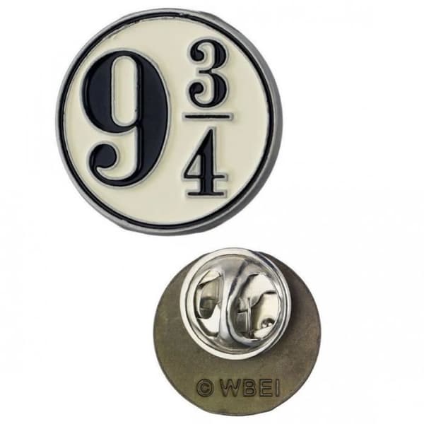 Märke - HARRY POTTER - Harry Potter Plattform 9 3/4 - Metall - Silverfärgad - 2 x 2 cm