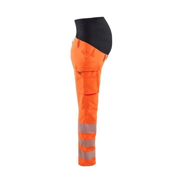 Arbetsbyxor dam Blaklader HV - orange/svart