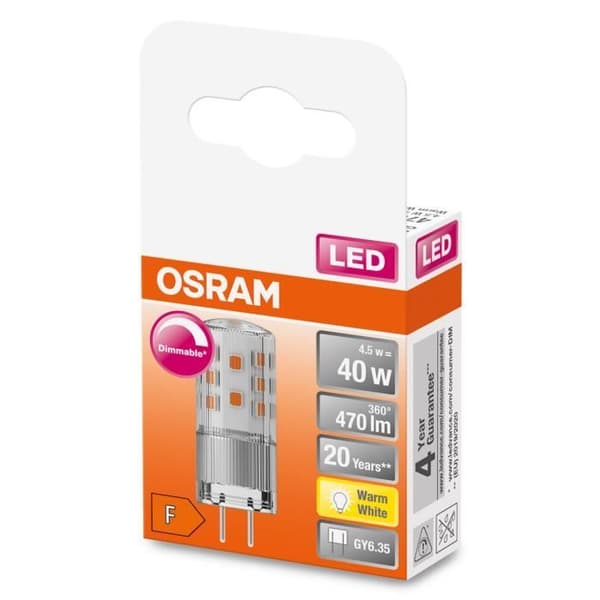 OSRAM LED PIN-lampa dimbar