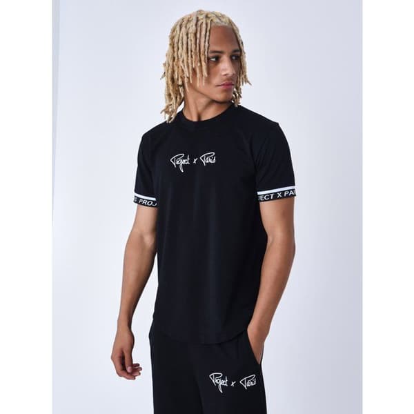 T-shirt med elastiska band