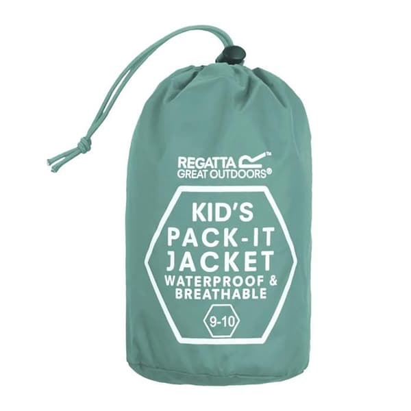 Vattentät jacka barn Regatta Pack It III