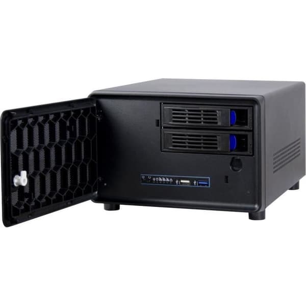 PC-chassi SFF - Inter-Tech - SC-2100 - Svart - Mini-ITX - 2 interna fack - 1 fläkt 60 mm