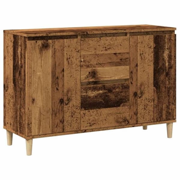 vidaXL Buffé gammalt trä 102x35x70 cm ingenjörsträ 856484