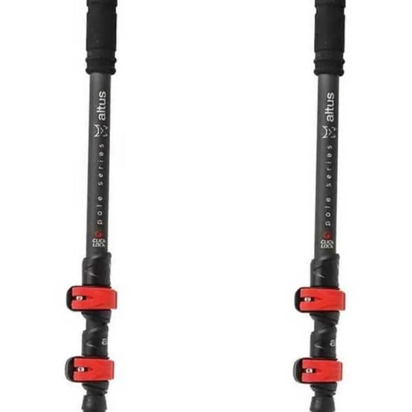 Vandringsstavar - ALTUS - Houx H30 - Click Lock - Halkfri - Widia-spets