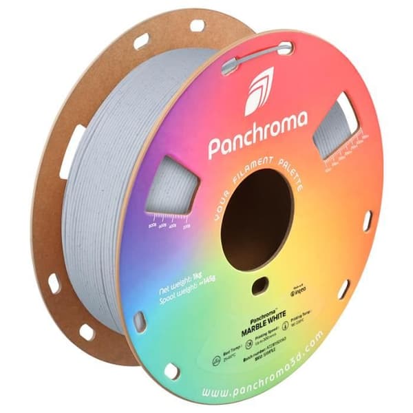 Filament 3D - Panchroma - Marmor PLA - Marmor Vit - 1,75 mm - FDM