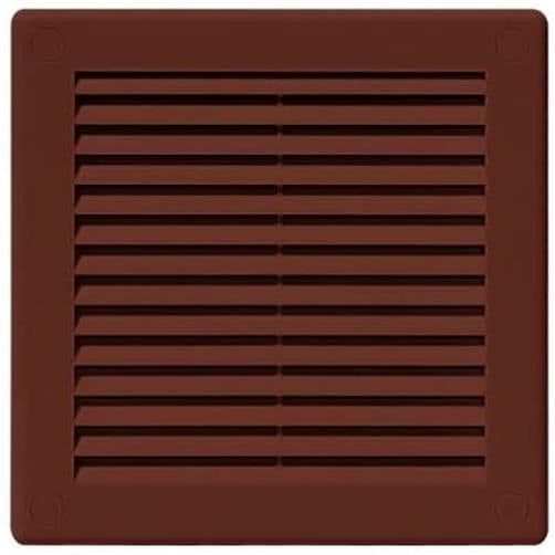 Marron Ventilationsgaller 100mm X 100mm/10.2cm X 10.