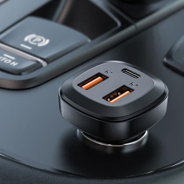 "Bil-laddare Acefast 66 W 2 USB-portar för bil USB Typ C Snabbladdning 4.0"