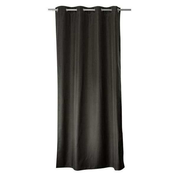 Mörkgrå microfiber termosjal 135x180 cm