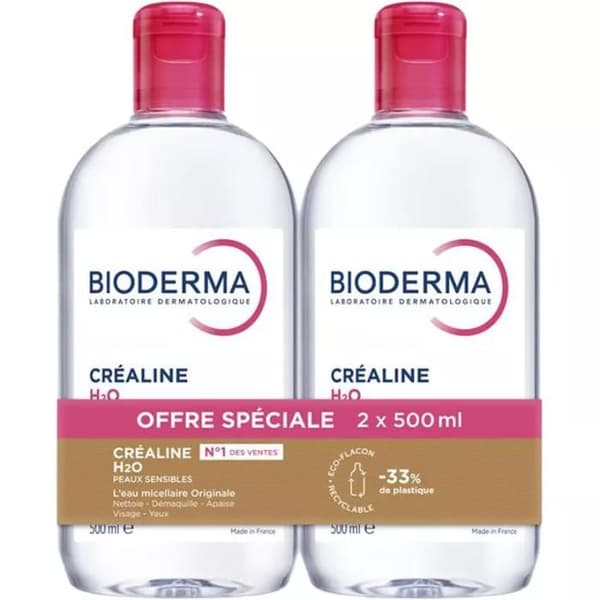 Bioderma Créaline H2O Original Micellärtvätt 500Ml
