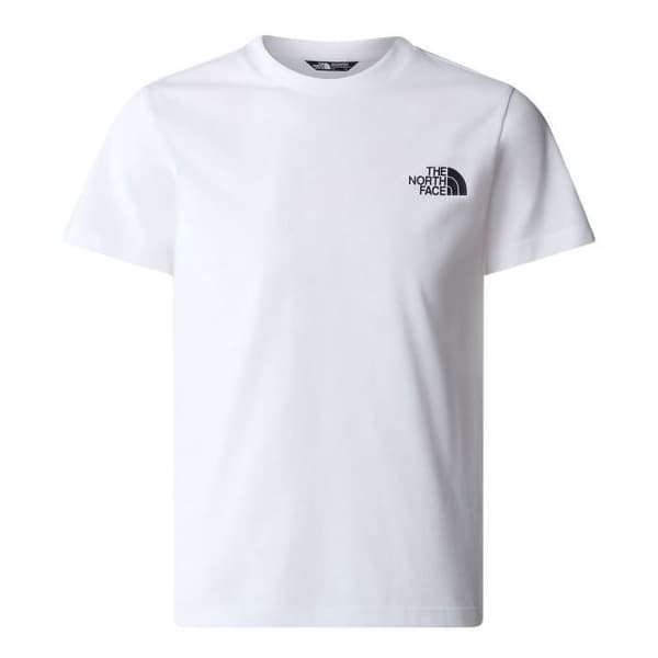 T-shirt - THE NORTH FACE - Simple Dome - Barn - Vit - 60% bomull/40% polyester