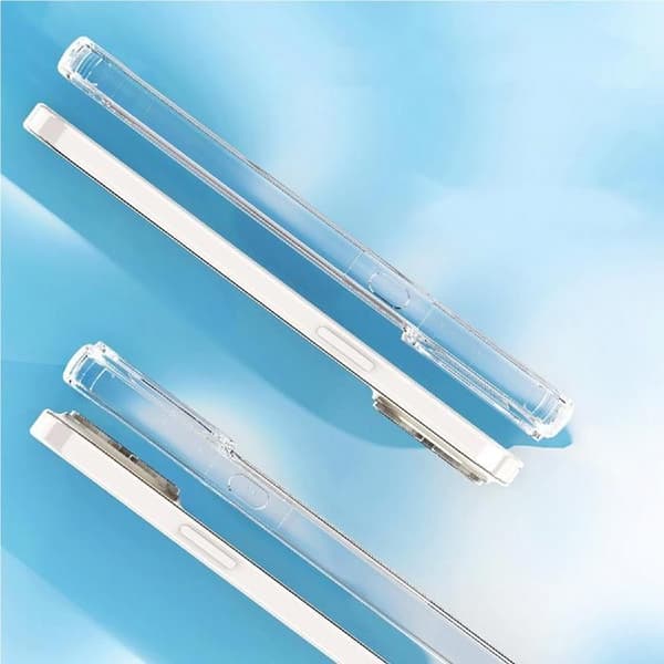 Transparent MagSafe-skal för iPhone 16 - rundade hörn