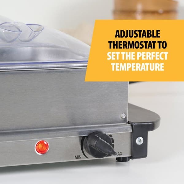 Tristar Buffévärmare 300 W 6,8 L Rostfritt stål Silver