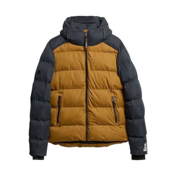 Doudoune Superdry Block sport - Marin/Brun