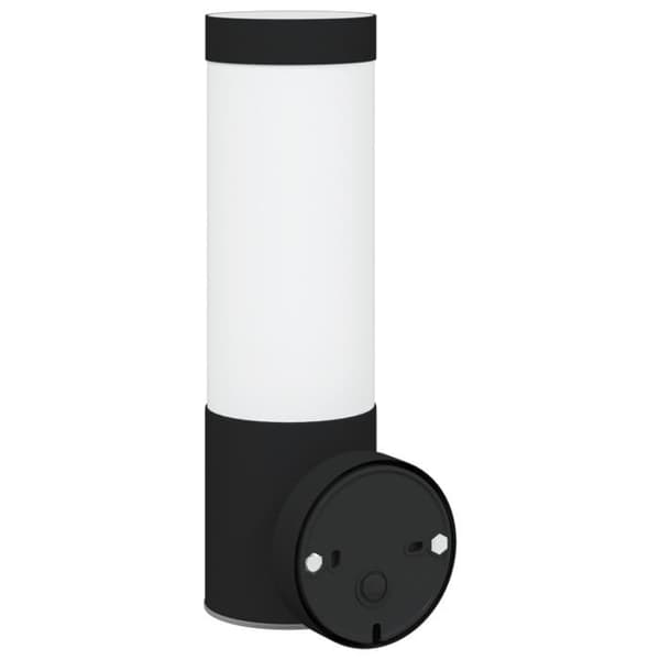 Väggapplikéer - Svart rostfritt stål - 2 delar - IP44 - LED - Modern design