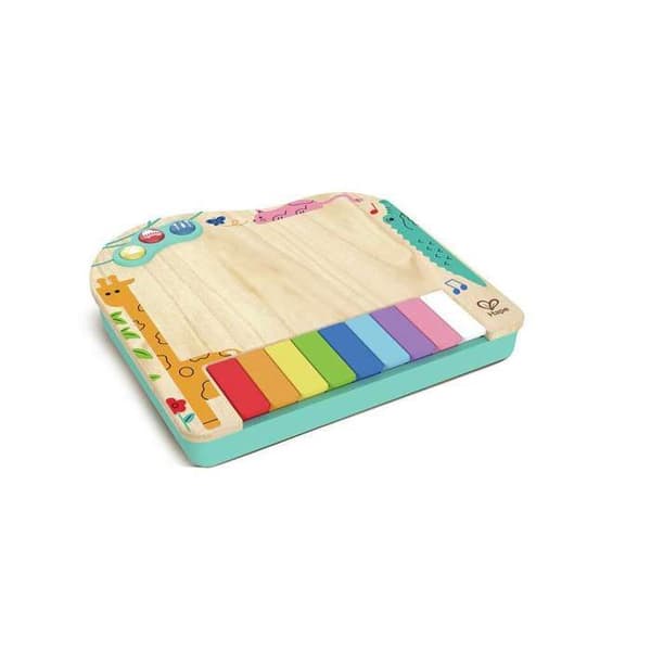 Interaktivt piano i trä - HAPE - E0635 - Beige - Från 12 månader