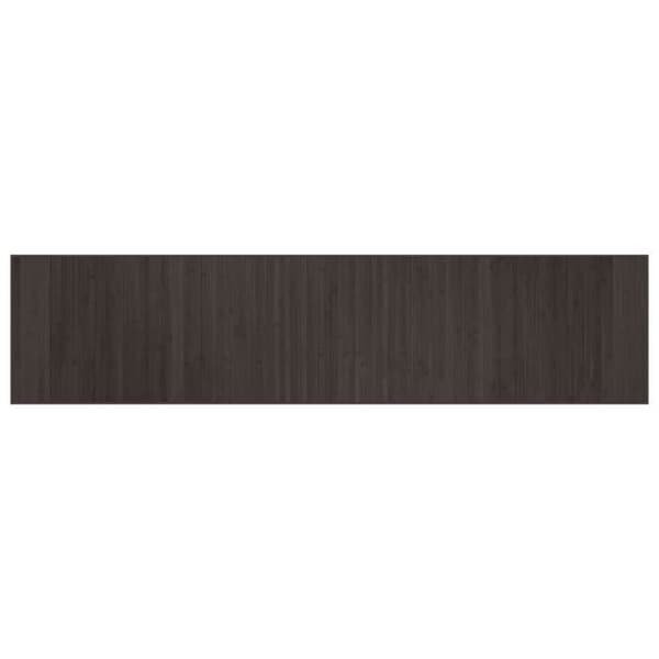 vidaXL Mörkbrun rektangulär matta 70x300 cm bambu, vardagsrumsmatta, köksmatta, rektangulär matta, matta av 376881