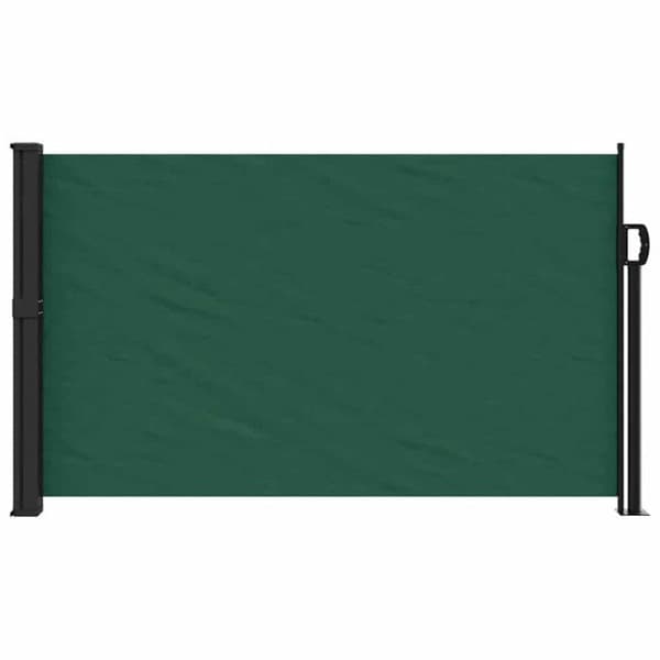 Fällbart sidoställ - VIDAXL - 117x300 cm - Mörkgrön - 100% polyester - Manuell montering