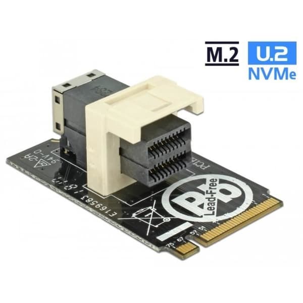DeLOCK Adapter 63918 Internt Mini-SAS gränssnittskort och adapter