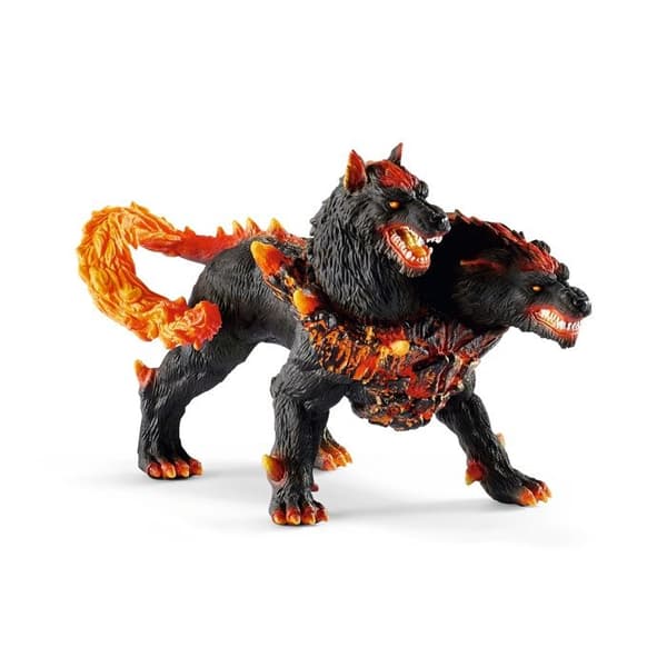 Lava Cerberus figur, barn, 7 år och uppåt, SCHLEICH 42451 Eldrador Creator