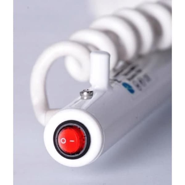 Elvit varmvattenhanddukstork vit TVB SI 80W