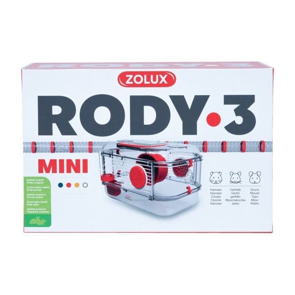 Bur Rody 3 Mini Grenadine för Röd Hamster