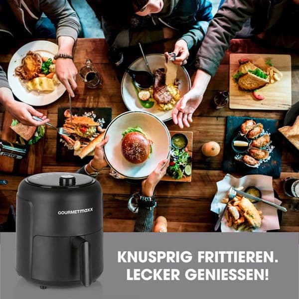 Luftfritös - GOURMETmaxx - 2,3L - 1000W - 8 i 1
