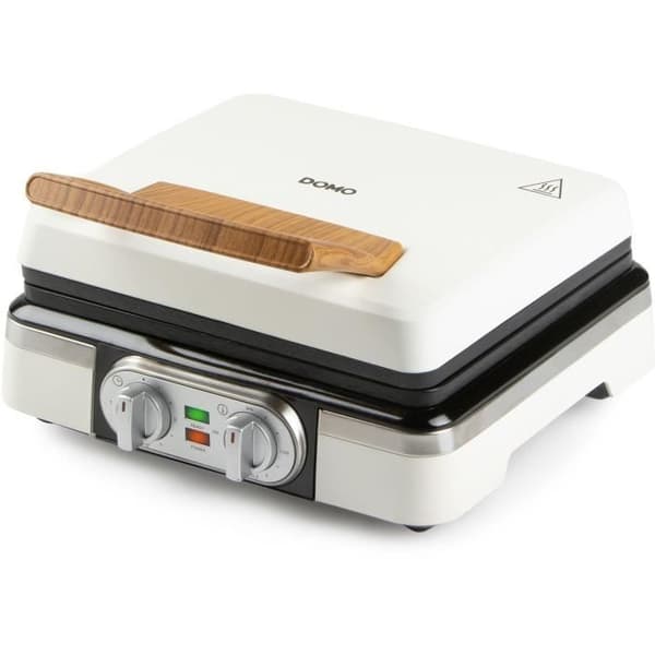 Gaufrier - DOMO - DO9280W - 1520 W - 2 XL-våfflor - Vit