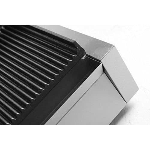 Kontaktrist Panini - Hendi - 263662 - Rostfritt stål - 2000 Watt - Grå
