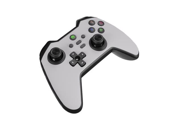 Trådlös spelkontroll - Natec - Genesis Mangan 400 - Vit - Kompatibel med PC/Switch - Bluetooth