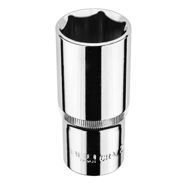 Lång hexagonal hylsa - NEO - 1/2" - Krom-vanadiumsstål - 27 mm - Hållbar