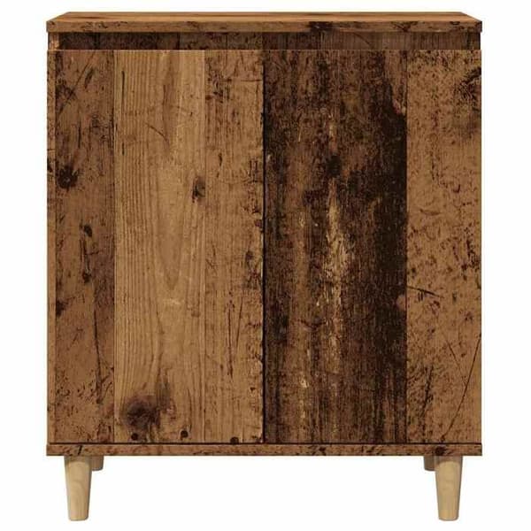vidaXL Buffet gammalt trä 60x35x70 cm ingeniörsträ 856476