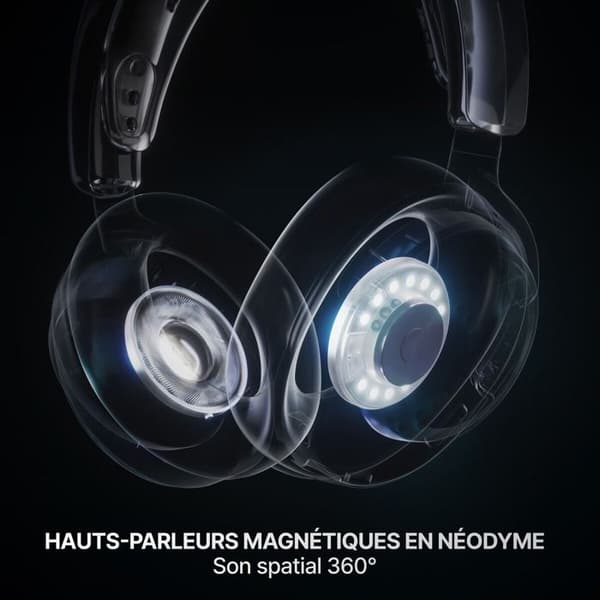 Gaming headset STEELSERIES Arctis Nova 7 Gen 2 trådlös magenta
