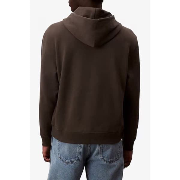 Grå Hoodie Herr Calvin Klein Jeans 350terry Micro