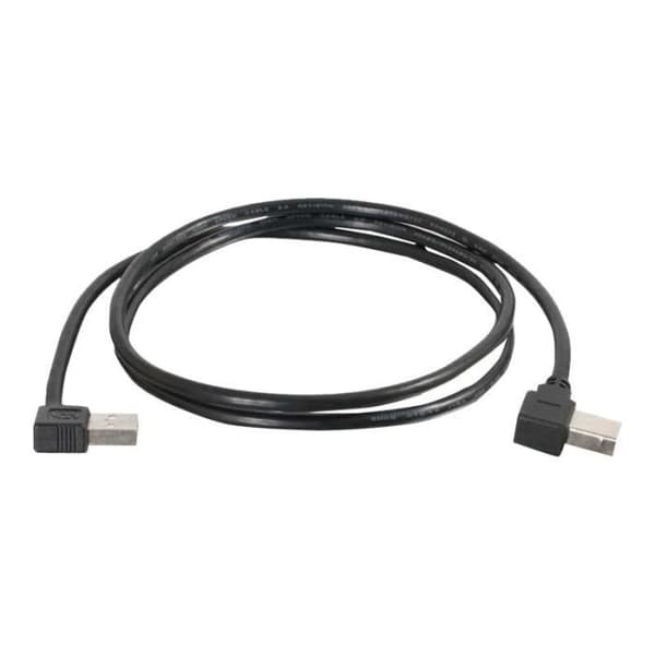 C2G USB-kabel - Rätt vinkel - USB 2.0 - 5m - Svart