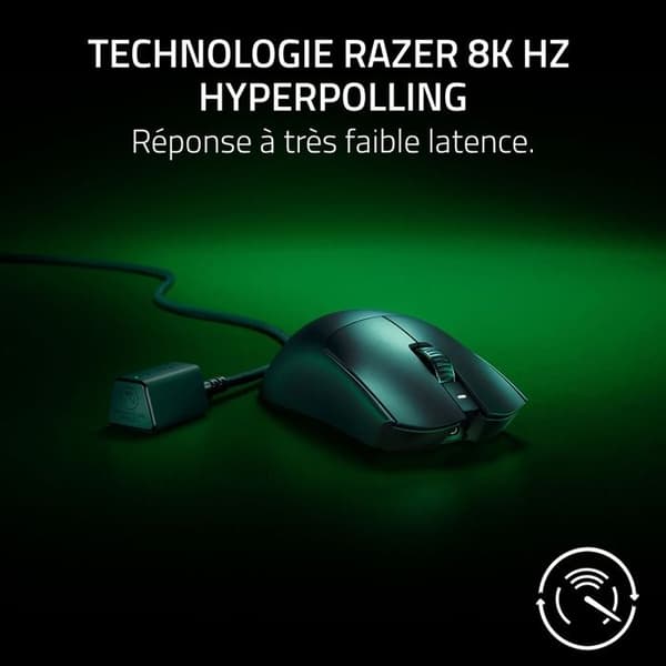 Spelmus - Razer - Viper v3 Pro - Trådlös - 35000 dpi - 6 programmerbara knappar