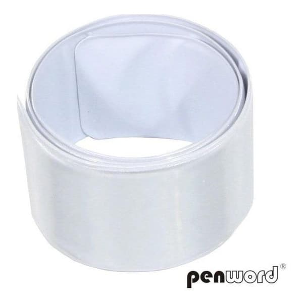 Polsirhurt reklamreflekterande brassard silver P50