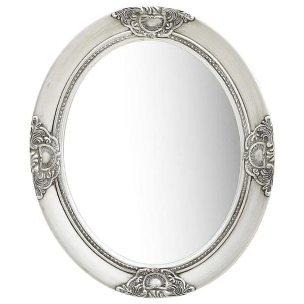 vidaXL Barockstil Väggspegel 50x60 cm Silver 320350