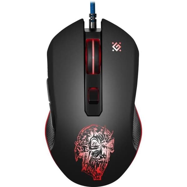Trådad mus - DEFENDER - Sleipnir GM-927 - 12800 dpi - Flätad kabel - 5 programmerbara knappar